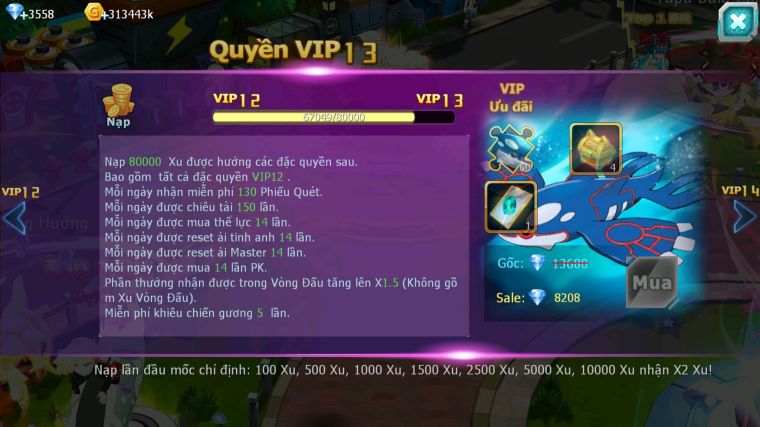 MÃ : #TTS5320 - S1619 - UNVOA CẶP LATI BÁ CHỦ HOOH DRAK HOOH PALKIA BC CẶP LATI BC QVLD BC LUGIA BC