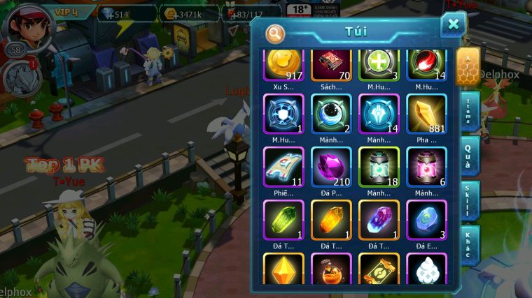 MÃ : #TTS5323 - S1858 - V4 - LUGIA RAIKOU CELEBI ĐUA TOP