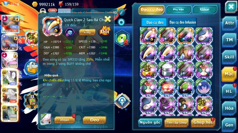 MÃ : #TTS5322 - S1324 - TOP 19 - V14 - HOOH CỘNG HƯỞNG DYNAMAX LỰC CHIẾN CHỈ SỐ KHỦNG YVETAL CỘNG HƯỞNG DIANCIE CỘNG HƯỞNG DYNAMAX NHIỀU PET BÁ CHỦ