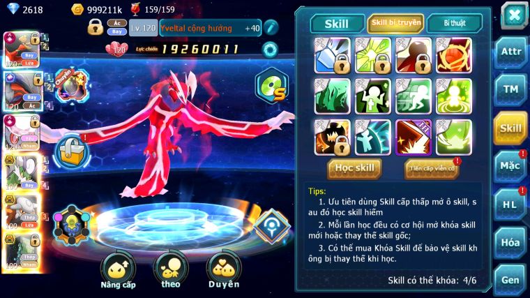 MÃ : #TTS5322 - S1324 - TOP 19 - V14 - HOOH CỘNG HƯỞNG DYNAMAX LỰC CHIẾN CHỈ SỐ KHỦNG YVETAL CỘNG HƯỞNG DIANCIE CỘNG HƯỞNG DYNAMAX NHIỀU PET BÁ CHỦ