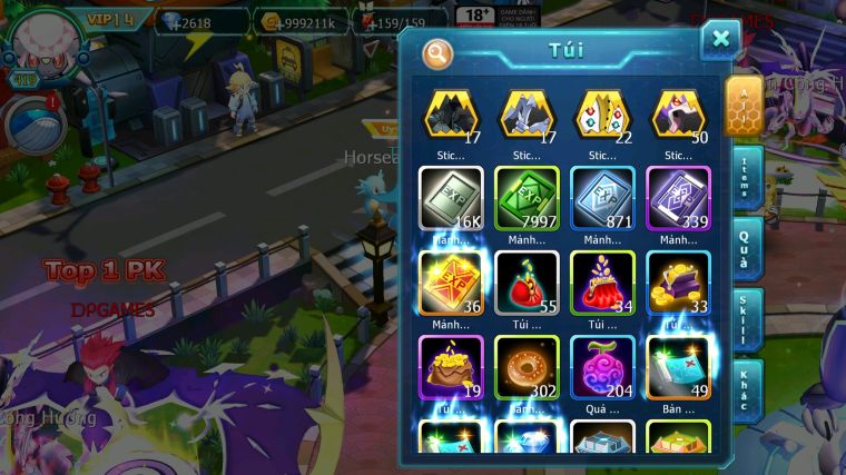 MÃ : #TTS5322 - S1324 - TOP 19 - V14 - HOOH CỘNG HƯỞNG DYNAMAX LỰC CHIẾN CHỈ SỐ KHỦNG YVETAL CỘNG HƯỞNG DIANCIE CỘNG HƯỞNG DYNAMAX NHIỀU PET BÁ CHỦ