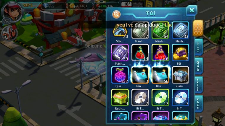 MÃ : #TTS5330 - S1861 - TOP 12 - V5 - LUGIA RAIKOU MES AMDLO ĐUA TOP NGON