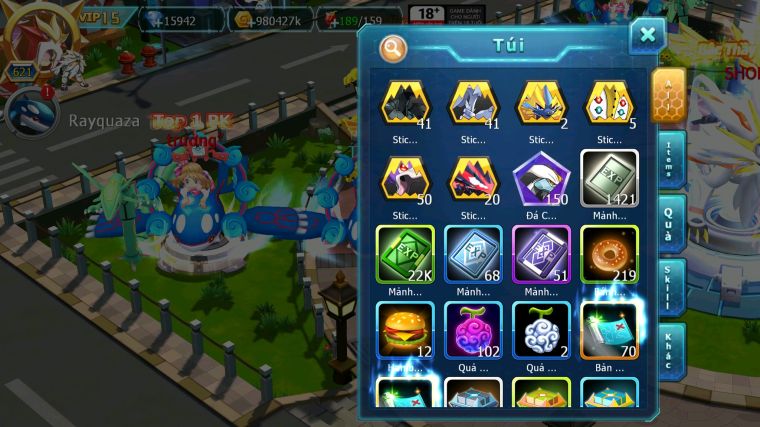 MÃ : #TTS5334 - S693 - TOP8 3K7 SÁCH - 150 MẢNH WHITE CỘNG HƯỞNG WB DYNAAMX PALKIA BC NHIỀU PET BC