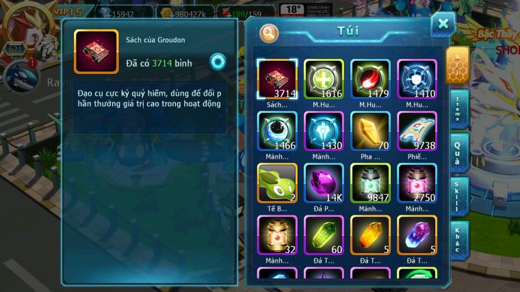 MÃ : #TTS5334 - S693 - TOP8 3K7 SÁCH - 150 MẢNH WHITE CỘNG HƯỞNG WB DYNAAMX PALKIA BC NHIỀU PET BC