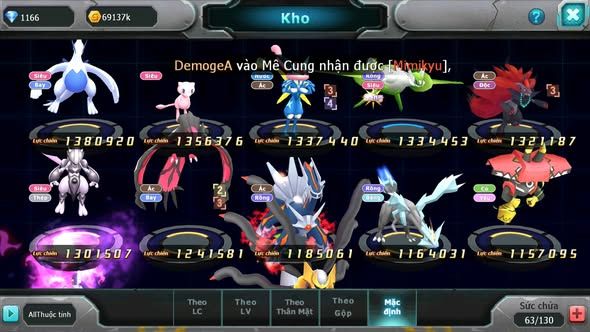 MÃ : #TTS5331 - S1785 - V12 - 400 SÁCH - UNVOA KYOGRE BÁ CHỦ ZEVIL HOOH QVLD TAPU FINI