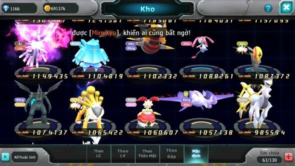 MÃ : #TTS5331 - S1785 - V12 - 400 SÁCH - UNVOA KYOGRE BÁ CHỦ ZEVIL HOOH QVLD TAPU FINI