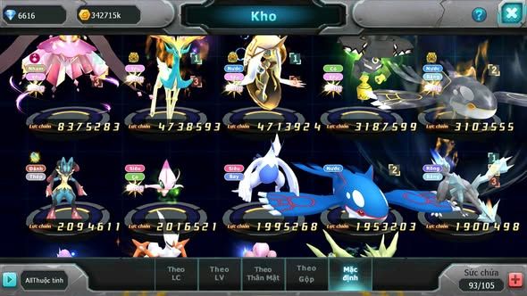 MÃ : #TTS5355 - S1762 - TOP 49 - 1150 SÁCH - V11 - DIANCIE DYNAMAX TAPU FINI BC XERM BC TAPU BULU QVBC BC NHIỀU PET HT