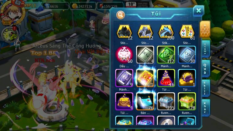 MÃ : #TTS5355 - S1762 - TOP 49 - 1150 SÁCH - V11 - DIANCIE DYNAMAX TAPU FINI BC XERM BC TAPU BULU QVBC BC NHIỀU PET HT