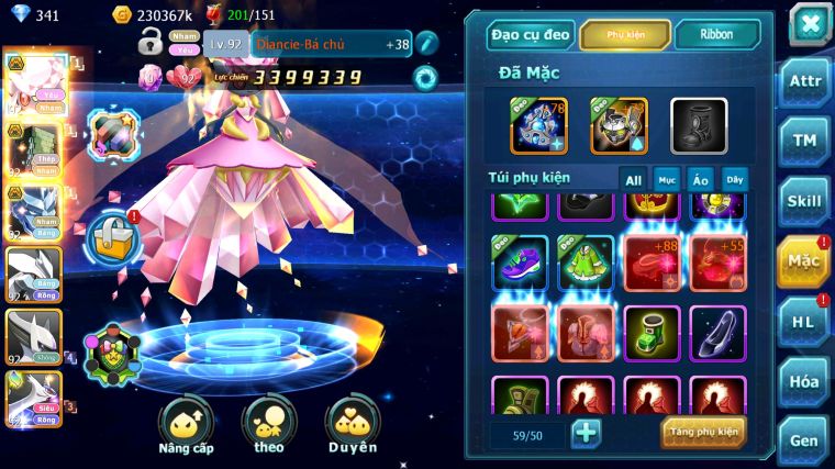 MÃ : #TTS5353 - S1776 - DIANCIE BÁ CHỦ SAKATAKA BÁ CHỦ RẮN BĂNG BC UNVOA SÁNG THẾ NHIỀU PET HT