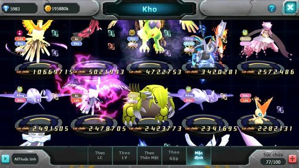 MÃ : #TTS5352 - S1737 - 2676 SÁCH - V12 - HOOH DYNAMAX YVETAL THẦN GIÓ BÁ CHỦ UNVOA DIANCIE CẶP LATI DRAK HOOH