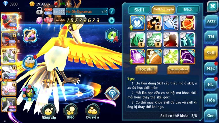 MÃ : #TTS5352 - S1737 - 2676 SÁCH - V12 - HOOH DYNAMAX YVETAL THẦN GIÓ BÁ CHỦ UNVOA DIANCIE CẶP LATI DRAK HOOH