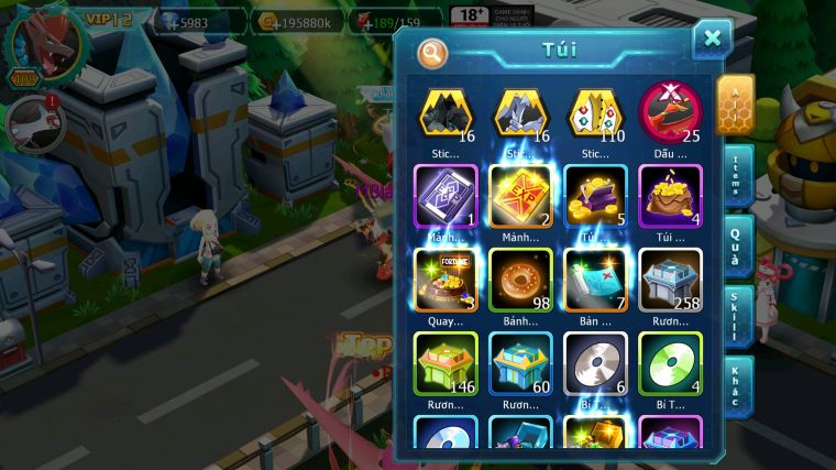 MÃ : #TTS5352 - S1737 - 2676 SÁCH - V12 - HOOH DYNAMAX YVETAL THẦN GIÓ BÁ CHỦ UNVOA DIANCIE CẶP LATI DRAK HOOH