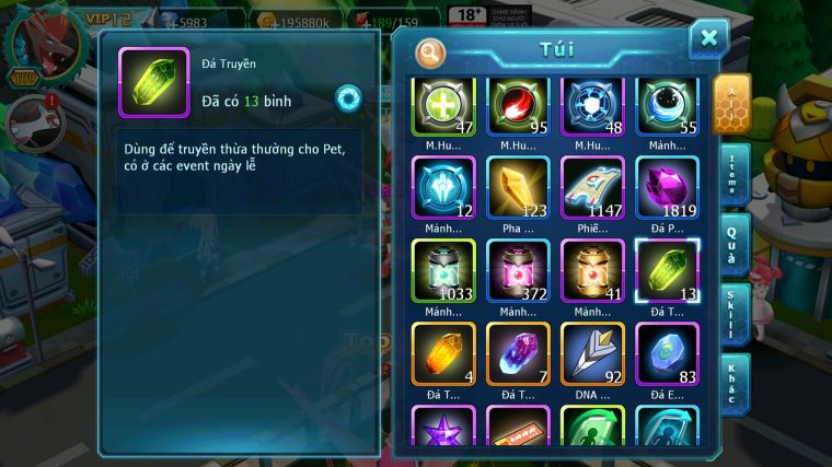 MÃ : #TTS5352 - S1737 - 2676 SÁCH - V12 - HOOH DYNAMAX YVETAL THẦN GIÓ BÁ CHỦ UNVOA DIANCIE CẶP LATI DRAK HOOH