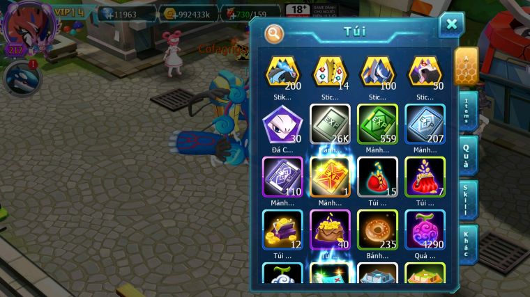 MÃ : #TTS5351 - S1455 - V14 - VUA KHIÊN BÁ CHỦ HOOH BÁ CHỦ QVLD BC NHIỀU PET HT