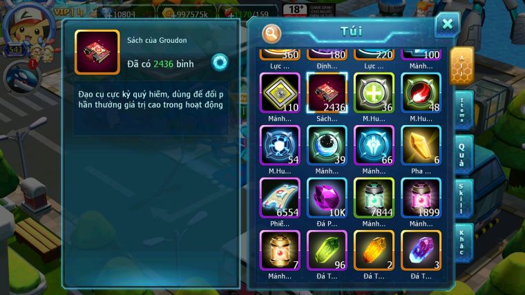 MÃ : #TTS5359 - S968 - TOP 10 - V14 - 2K4 SÁCH - HOOH CỘNG HƯỞNG DYNAMAX CẶP CÚN MINI DIANCIE DYNAMAX ARC DYNAMAX 3 TEAM ỔN