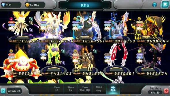 MÃ : #TTS5365 - S1227 - TOP 29 - V7 - HOOH DYNAMAX UNVOA WB BÁ CHỦ QVLD BC HENTRAN BC THẦN GIÓ BC NHIỀU PET HT