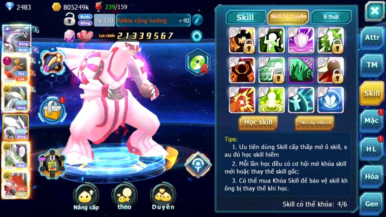 MÃ : #TTS5366 - S1380 - V11 - PALKIA CỘNG HƯỞNG FULL SS CỰC CHẤT  HOOH DYNAMAX WHITE BÁ CHỦ UNVOA THẦN GIÓ BC MEW GIÁP BC CẶP LATI BC