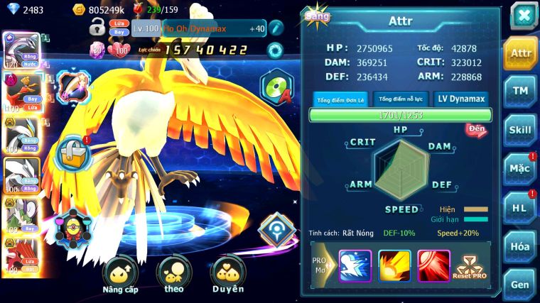 MÃ : #TTS5366 - S1380 - V11 - PALKIA CỘNG HƯỞNG FULL SS CỰC CHẤT  HOOH DYNAMAX WHITE BÁ CHỦ UNVOA THẦN GIÓ BC MEW GIÁP BC CẶP LATI BC