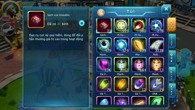 MÃ : #TTS5366 - S1380 - V11 - PALKIA CỘNG HƯỞNG FULL SS CỰC CHẤT  HOOH DYNAMAX WHITE BÁ CHỦ UNVOA THẦN GIÓ BC MEW GIÁP BC CẶP LATI BC