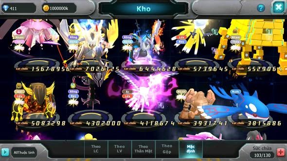 MÃ : #TTS5379 - S1464 - TOP 46 - V12 - DIANCIE DYNAMAX UNVOA WHITE BC HOOH SAKATAKA BC NHIỀU PET HT