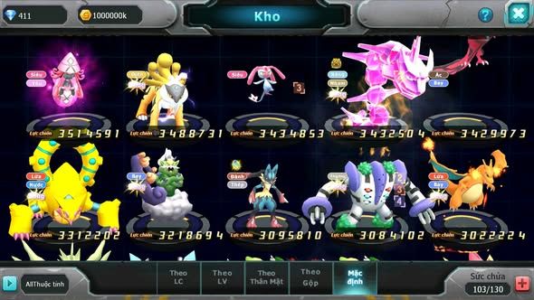 MÃ : #TTS5379 - S1464 - TOP 46 - V12 - DIANCIE DYNAMAX UNVOA WHITE BC HOOH SAKATAKA BC NHIỀU PET HT