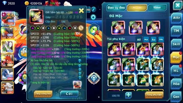 MÃ : #TTS5378 - S1520 - HOOH CỘNG HƯỞNG DYNAMAX FULL SS - YVETAL THẦN GIÓ BC NHIỀU PET HT