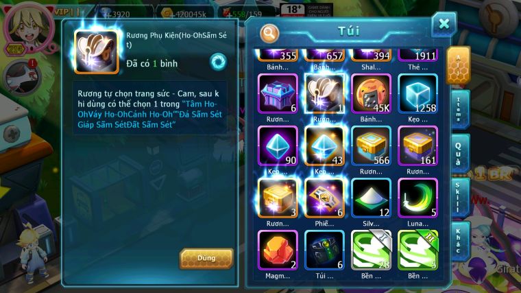 MÃ : #TTS5378 - S1520 - HOOH CỘNG HƯỞNG DYNAMAX FULL SS - YVETAL THẦN GIÓ BC NHIỀU PET HT