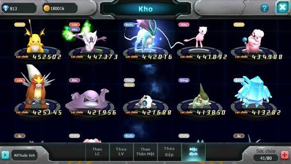 MÃ : #TTS5385 - S1808 - TOP 20 - V5 - UNVOA TAPU KOKO BÁ CHỦ RAIKOU LUGIA NHIỀU PET HT