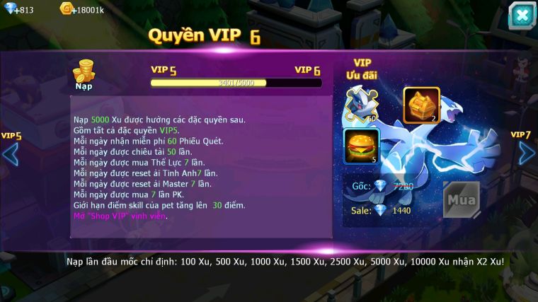 MÃ : #TTS5385 - S1808 - TOP 20 - V5 - UNVOA TAPU KOKO BÁ CHỦ RAIKOU LUGIA NHIỀU PET HT