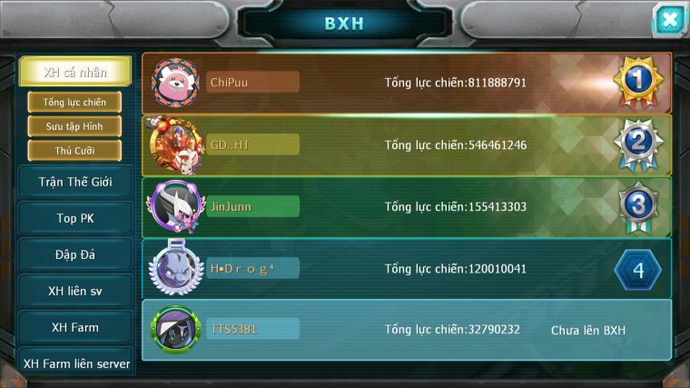 MÃ : #TTS5381 - S1361 - HOOH DYNAMAX PALKIA BC DIANCIE BC QVLD BC RẮN BĂNG BC THẦN GIÓ BC