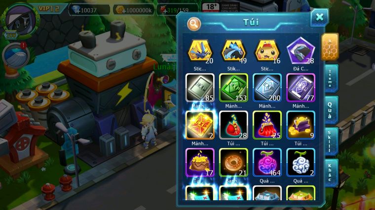 MÃ : #TTS5381 - S1361 - HOOH DYNAMAX PALKIA BC DIANCIE BC QVLD BC RẮN BĂNG BC THẦN GIÓ BC