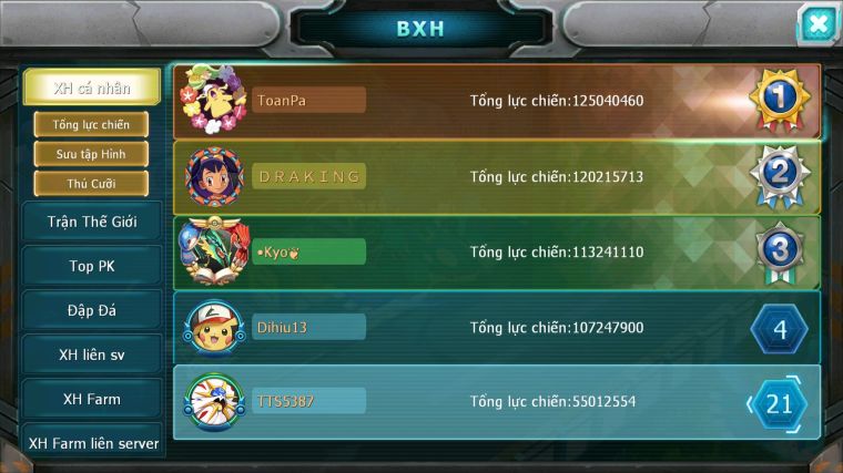 MÃ : #TTS5387 - S1353 - TOP13 - V12 - 400 SÁCH - MEW GIÁP BÁ CHỦ BUILD CỰC CHẤT FULL SS HOOH DYNAMAX ARC THÉP NHIỀU PET BC