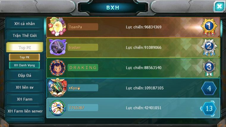 MÃ : #TTS5387 - S1353 - TOP13 - V12 - 400 SÁCH - MEW GIÁP BÁ CHỦ BUILD CỰC CHẤT FULL SS HOOH DYNAMAX ARC THÉP NHIỀU PET BC