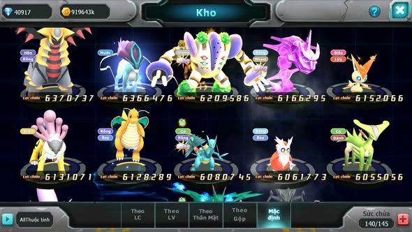 MÃ : #TTS5386 - S1041 - TOP 6 - 40K KC - WHITE BLACK CỘNG HƯỞNG DYNAMAX SIÊU KHỦNG HOOH CH DYNAMAX RAYQUAZA BC NHIỀU PET BC