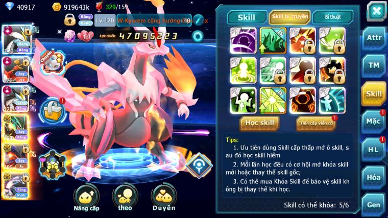 MÃ : #TTS5386 - S1041 - TOP 6 - 40K KC - WHITE BLACK CỘNG HƯỞNG DYNAMAX SIÊU KHỦNG HOOH CH DYNAMAX RAYQUAZA BC NHIỀU PET BC