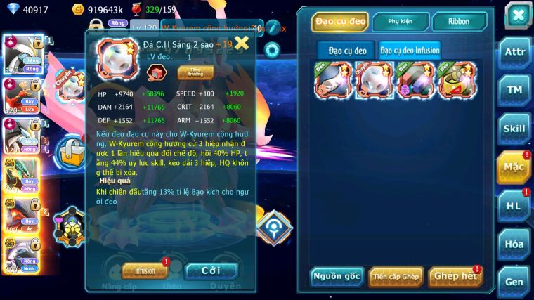 MÃ : #TTS5386 - S1041 - TOP 6 - 40K KC - WHITE BLACK CỘNG HƯỞNG DYNAMAX SIÊU KHỦNG HOOH CH DYNAMAX RAYQUAZA BC NHIỀU PET BC