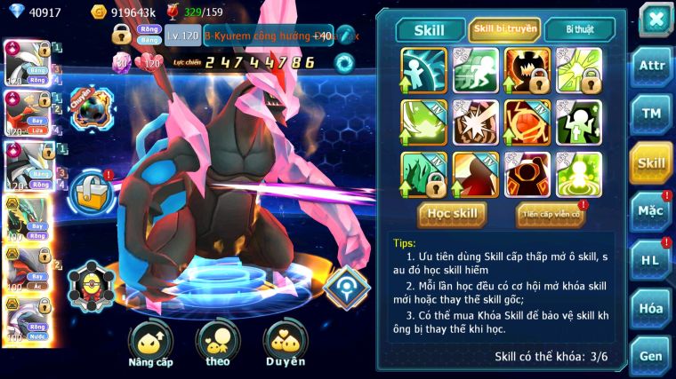 MÃ : #TTS5386 - S1041 - TOP 6 - 40K KC - WHITE BLACK CỘNG HƯỞNG DYNAMAX SIÊU KHỦNG HOOH CH DYNAMAX RAYQUAZA BC NHIỀU PET BC