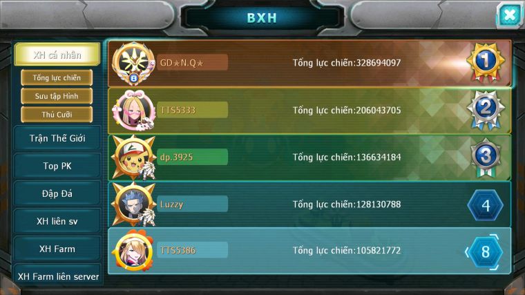 MÃ : #TTS5386 - S1041 - TOP 6 - 40K KC - WHITE BLACK CỘNG HƯỞNG DYNAMAX SIÊU KHỦNG HOOH CH DYNAMAX RAYQUAZA BC NHIỀU PET BC