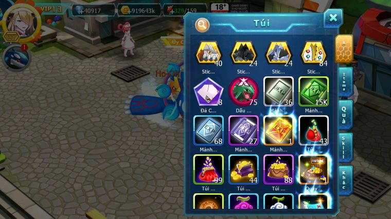 MÃ : #TTS5386 - S1041 - TOP 6 - 40K KC - WHITE BLACK CỘNG HƯỞNG DYNAMAX SIÊU KHỦNG HOOH CH DYNAMAX RAYQUAZA BC NHIỀU PET BC