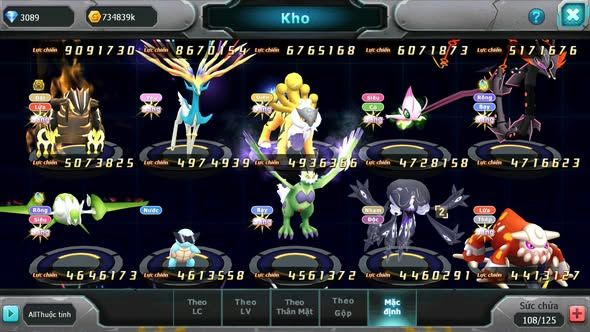 MÃ : #TTS5391 - S1296 - TOP 35 - V12 - DIANCIE CỘNG HƯỞNG DYNAMAX HOOH DYNAMAX YVETAL BÁ CHỦ RẮN BĂNG BC NHIỀU PET BÁ CHỦ