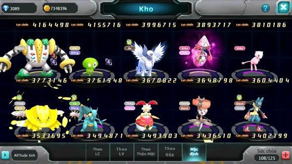 MÃ : #TTS5391 - S1296 - TOP 35 - V12 - DIANCIE CỘNG HƯỞNG DYNAMAX HOOH DYNAMAX YVETAL BÁ CHỦ RẮN BĂNG BC NHIỀU PET BÁ CHỦ