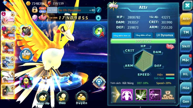 MÃ : #TTS5391 - S1296 - TOP 35 - V12 - DIANCIE CỘNG HƯỞNG DYNAMAX HOOH DYNAMAX YVETAL BÁ CHỦ RẮN BĂNG BC NHIỀU PET BÁ CHỦ