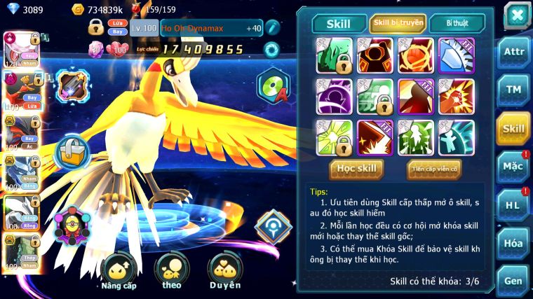 MÃ : #TTS5391 - S1296 - TOP 35 - V12 - DIANCIE CỘNG HƯỞNG DYNAMAX HOOH DYNAMAX YVETAL BÁ CHỦ RẮN BĂNG BC NHIỀU PET BÁ CHỦ