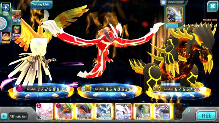 MÃ : #TTS5391 - S1296 - TOP 35 - V12 - DIANCIE CỘNG HƯỞNG DYNAMAX HOOH DYNAMAX YVETAL BÁ CHỦ RẮN BĂNG BC NHIỀU PET BÁ CHỦ