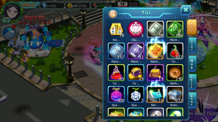 MÃ : #TTS5399 - S1353 - V10 - 11K KC - DIANCIE DYNAMAX RẮN BĂNG BÁ CHỦ SAKATAKA BC UNVOA TEAM NHAM