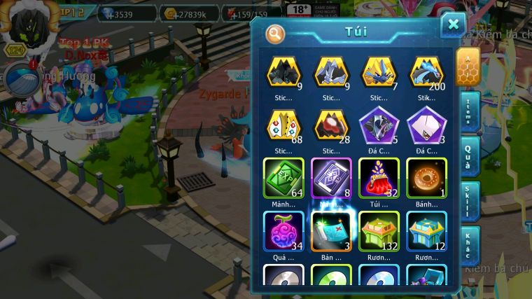 MÃ : #TTS5398 - S1681 -V12 630 SÁCH  ZYGARDE CỘNG HƯỞNG Z ĐỎ GROUDON  TEAM ĐẤT