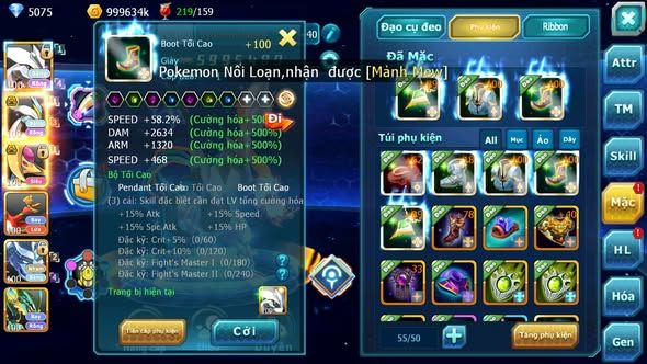 MÃ : #TTS5414 - S407 - UNVOA WHITE BC VỊT BẦU BC HOOH RAYQUAZA THẦN GIÓ NHIỀU PET HT