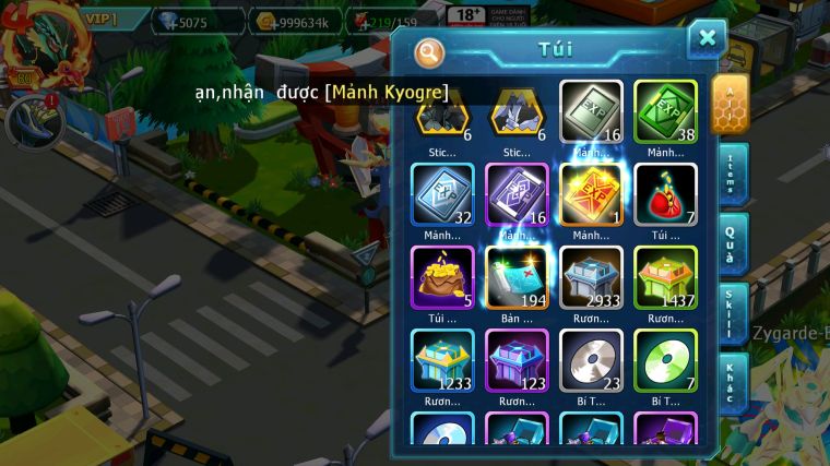 MÃ : #TTS5414 - S407 - UNVOA WHITE BC VỊT BẦU BC HOOH RAYQUAZA THẦN GIÓ NHIỀU PET HT