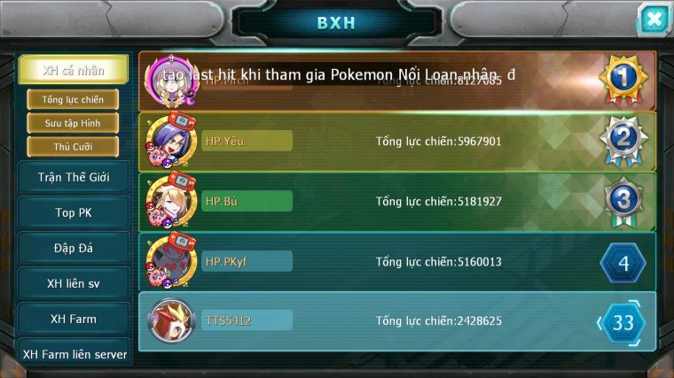 MÃ : #TTS5412 - S1847 - TOP 33 - V5 - UNVOA RAIKOU CELEBI SƯ TỬ PHA LÊ