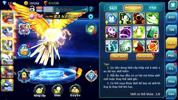 MÃ : #TTS5418 - S1654 - 13K KC - HOOH BÁ CHỦ LUGIA BÁ CHỦ THẦN GIÓ BC UNVOA NHIỀU PET HT